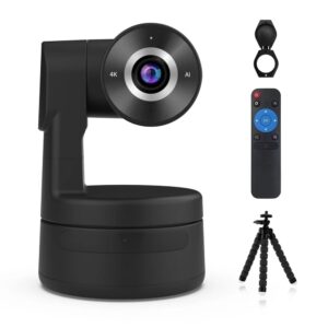 Cámara Web PTZ 4K Con Zoom Digital de 5x